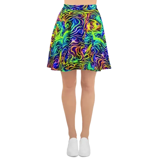 Acid Wave on a Skater Skirt