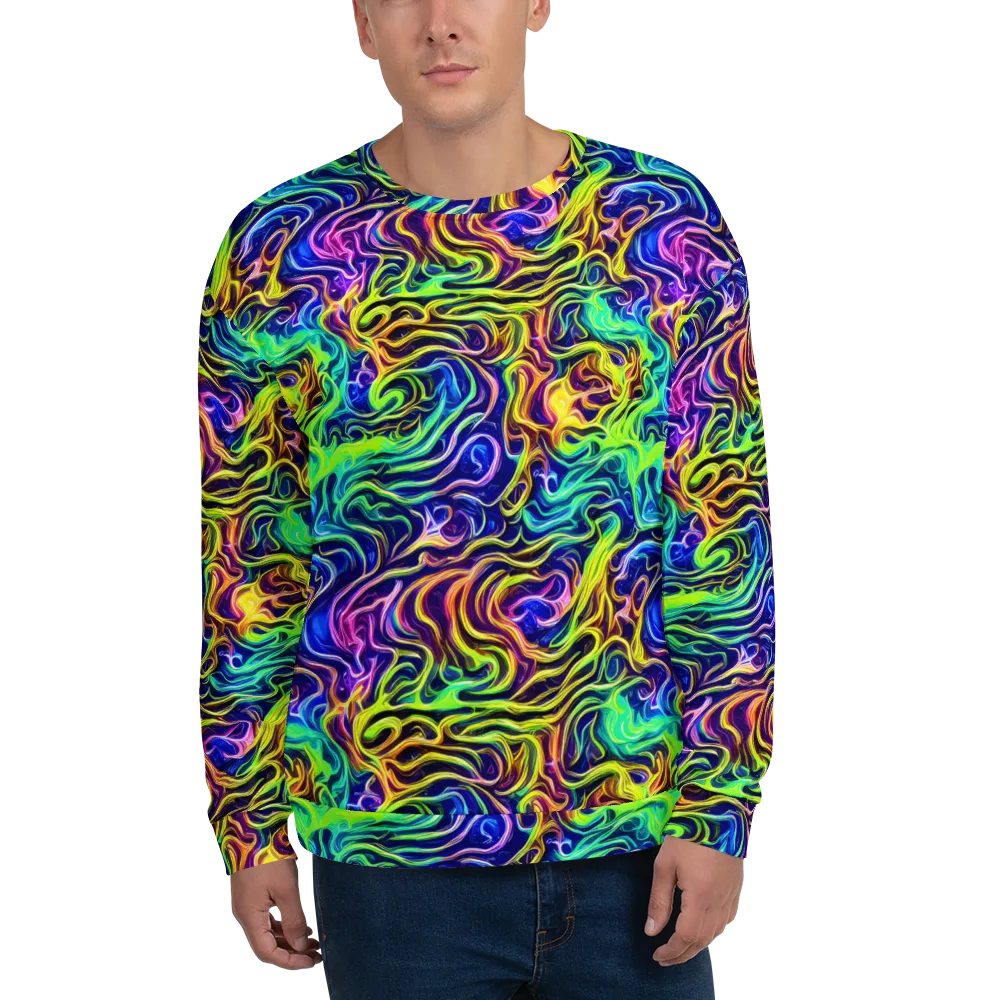 Acid Wave on Sweatshirt — Front