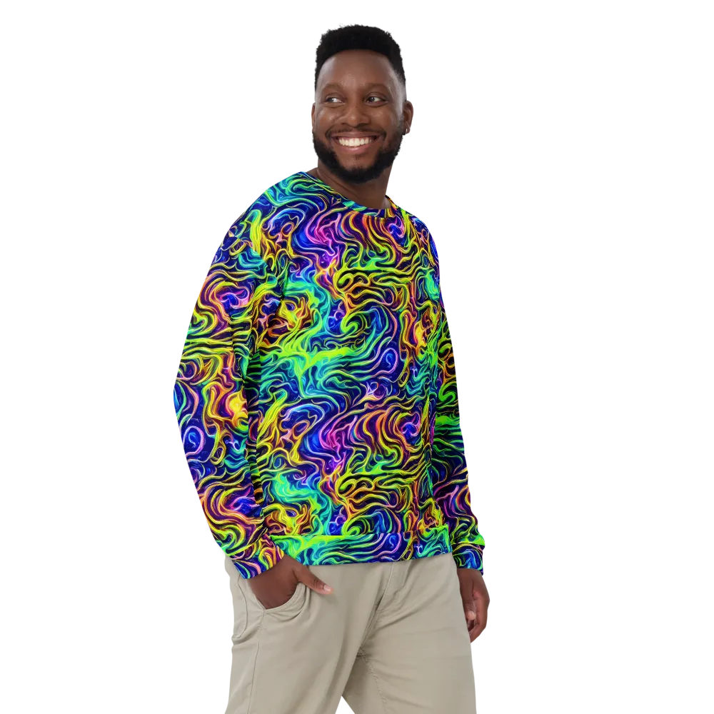 Acid Wave on Sweatshirt — Front