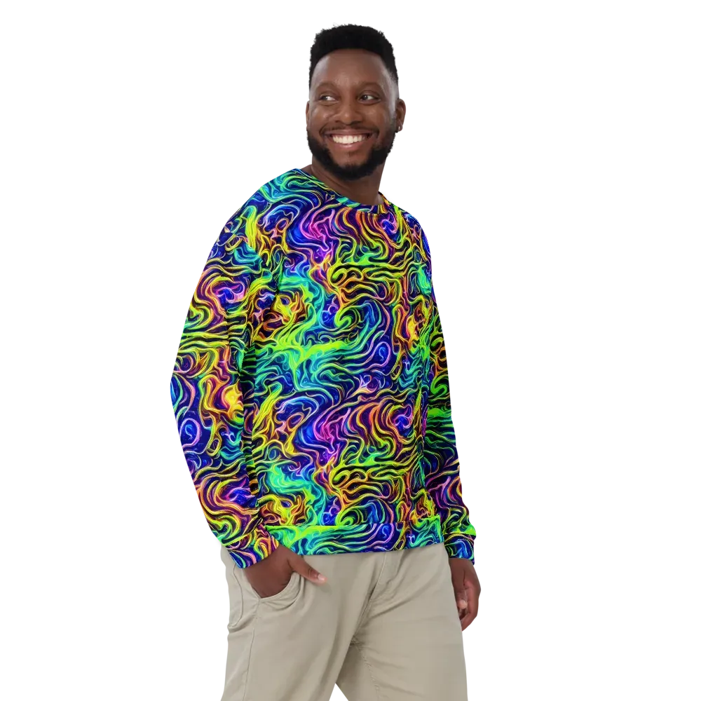Acid Wave on Sweatshirt — Front