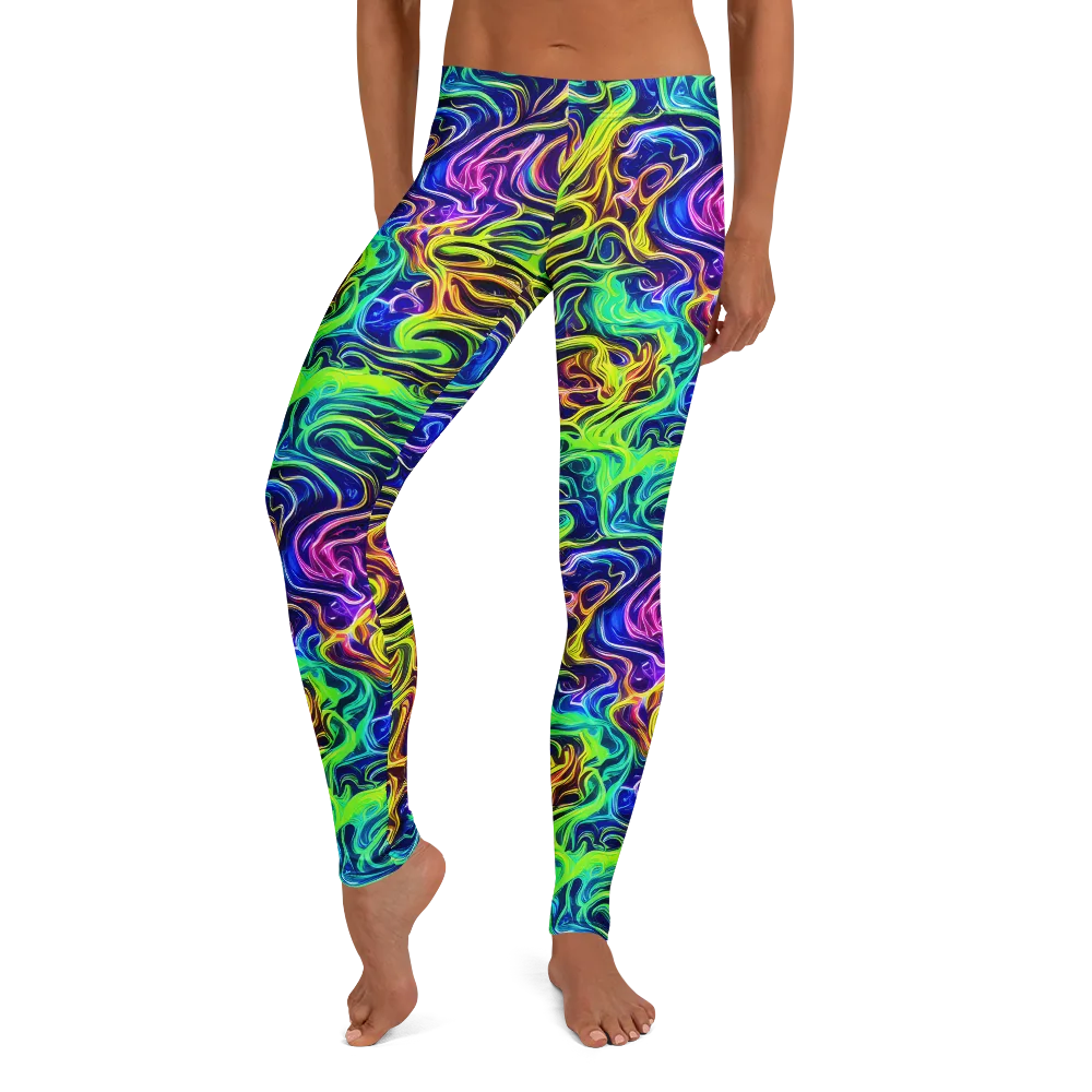 Acid Wave on Leggings — Front