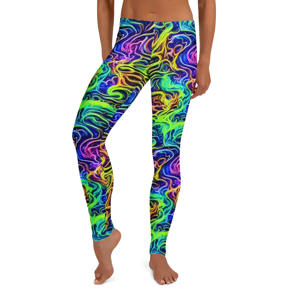 Acid Wave on Leggings — Front