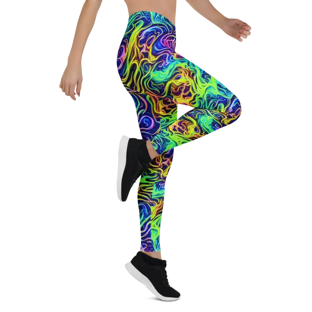 Acid Wave on Leggings — Right