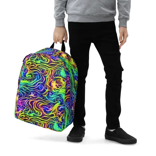 Acid Wave on a Minimalist Backpack