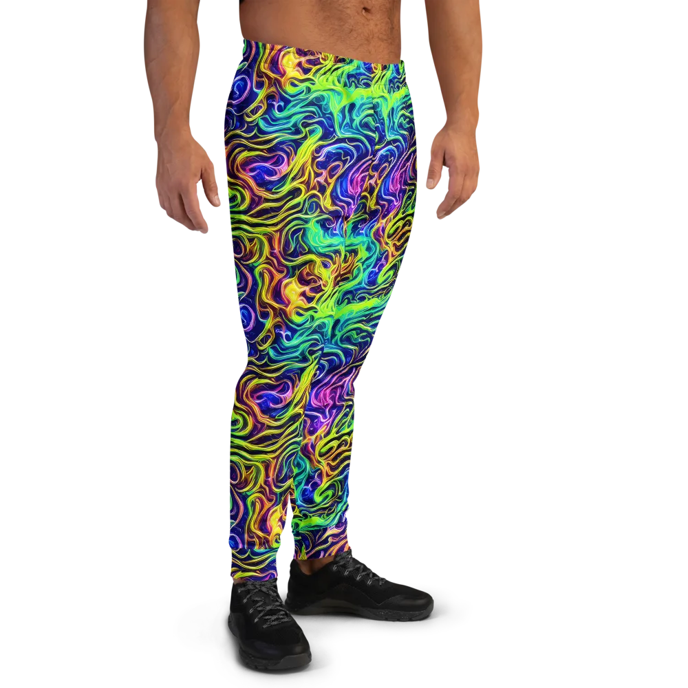 Acid Wave on Men's Joggers — Right