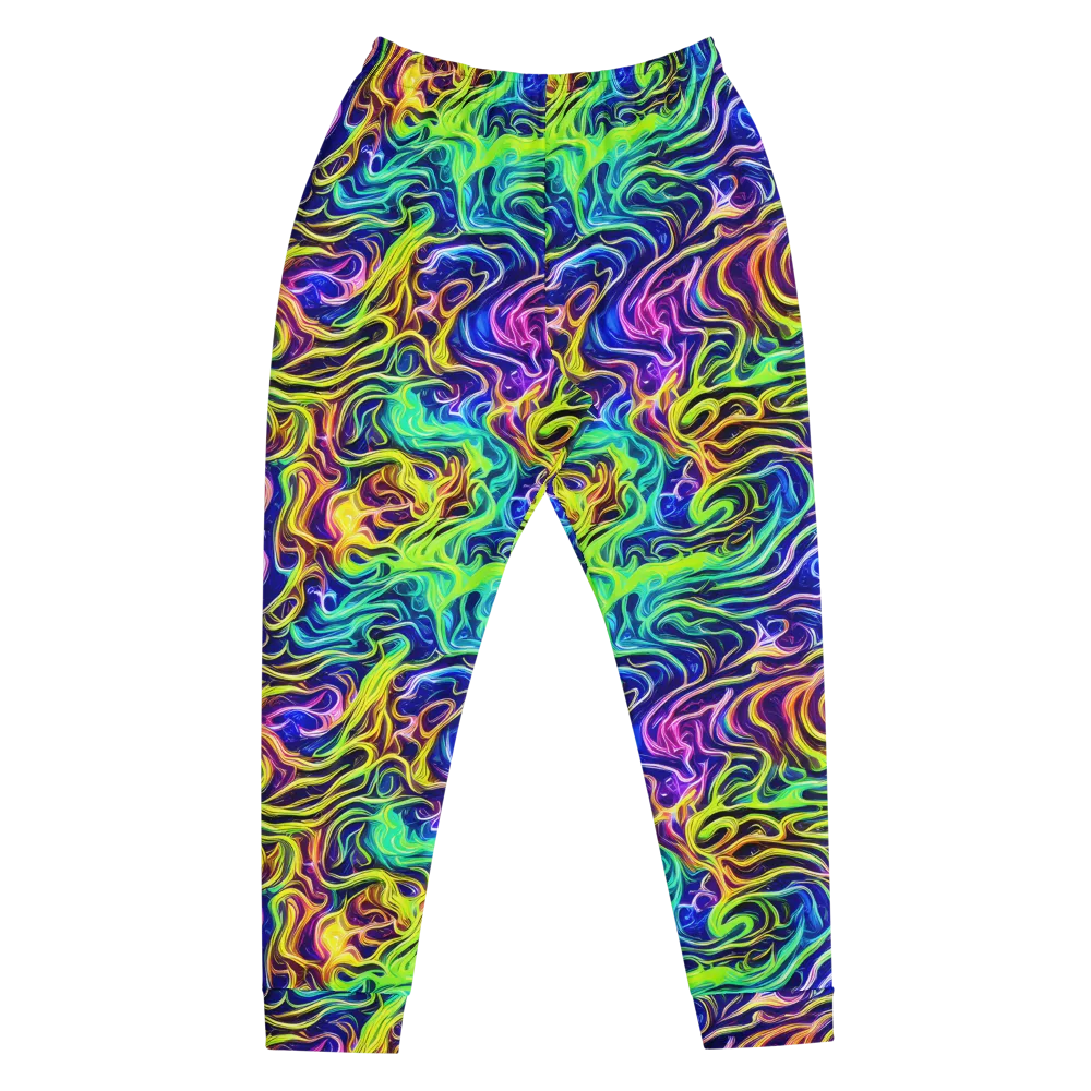 Acid Wave on Men's Joggers — Front