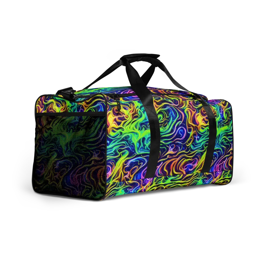 Acid Wave on Duffle Bag — Right Front