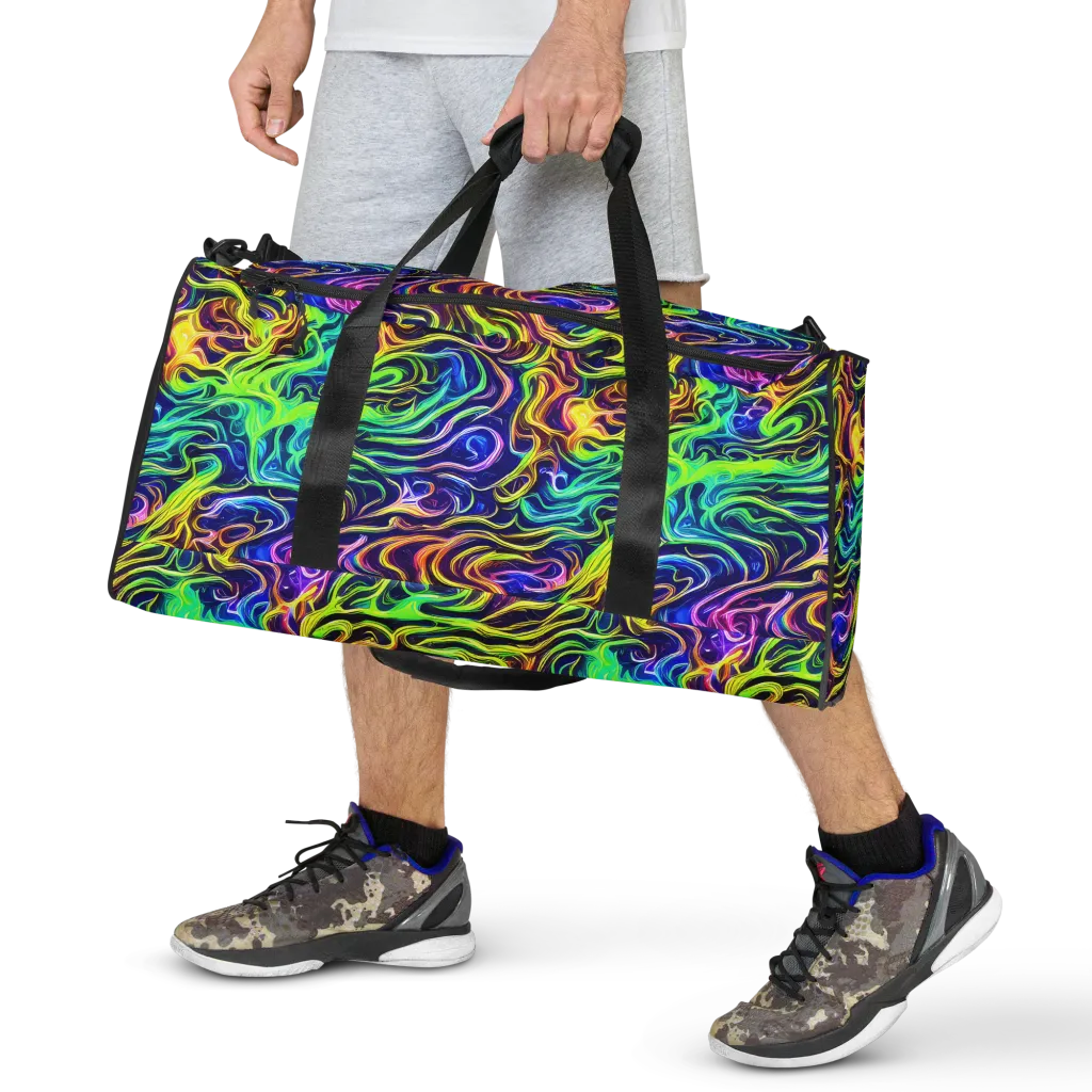Acid Wave on Duffle Bag — Front