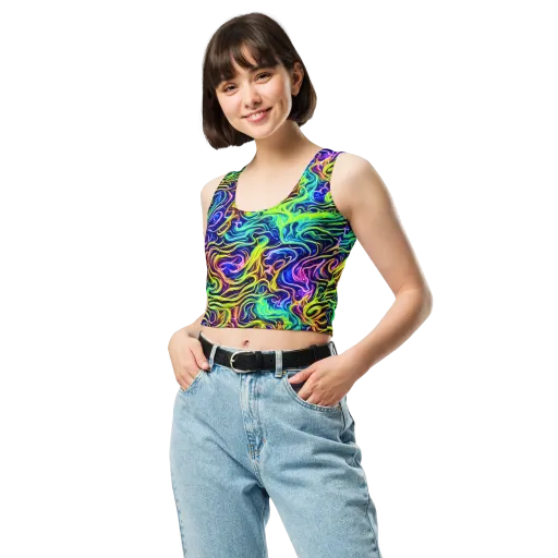 Acid Wave on a Crop Top
