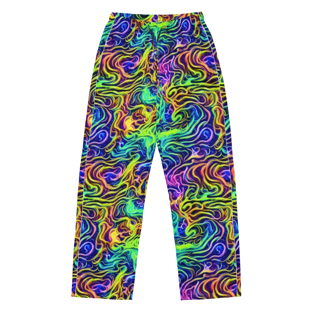 Acid Wave on Women's Pajama Pants — Front