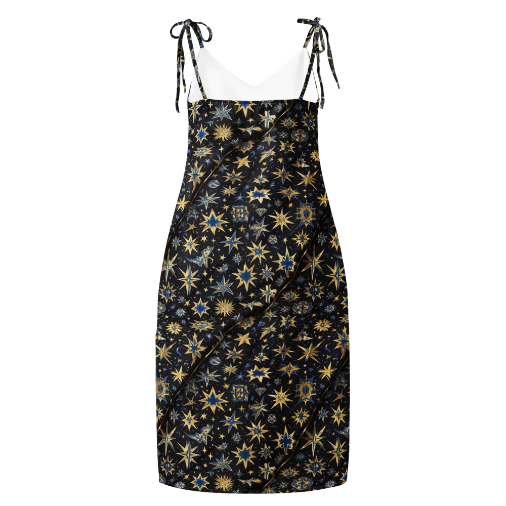 Celestial Gild on Slip Dress — Back