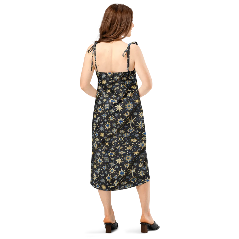 Celestial Gild on Slip Dress — Back
