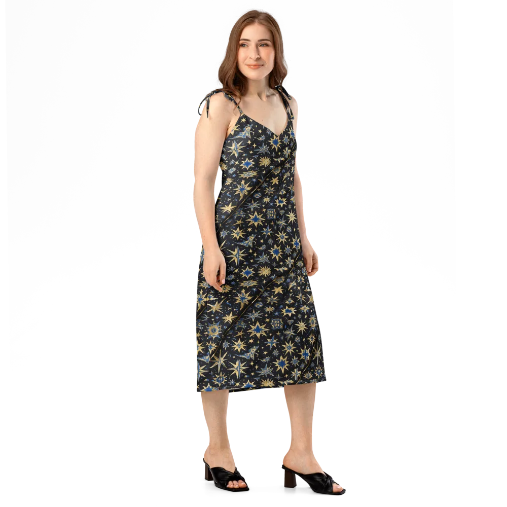 Celestial Gild on Slip Dress — Right Front