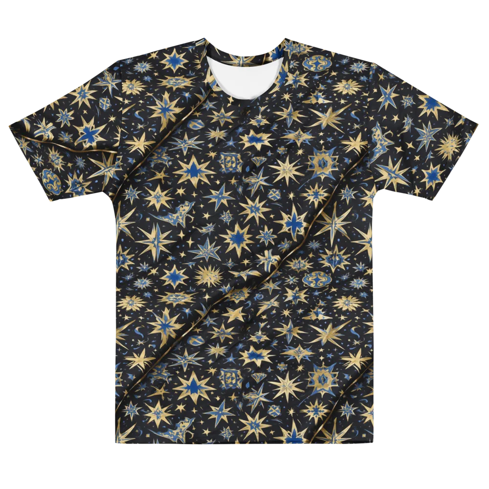 Celestial Gild on Men's Cotton Crew Neck T-Shirt — Front