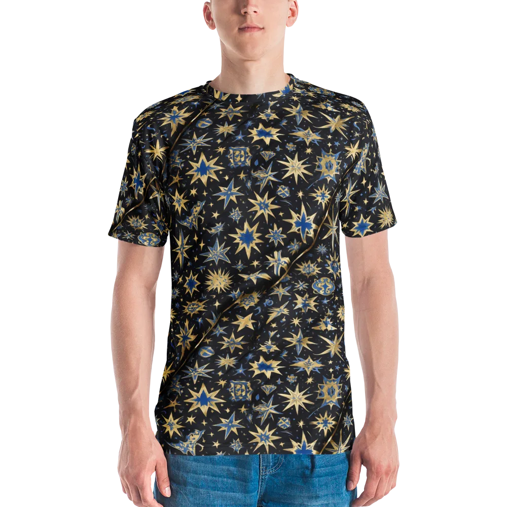 Celestial Gild on Men's Crew Neck T-Shirt — Front
