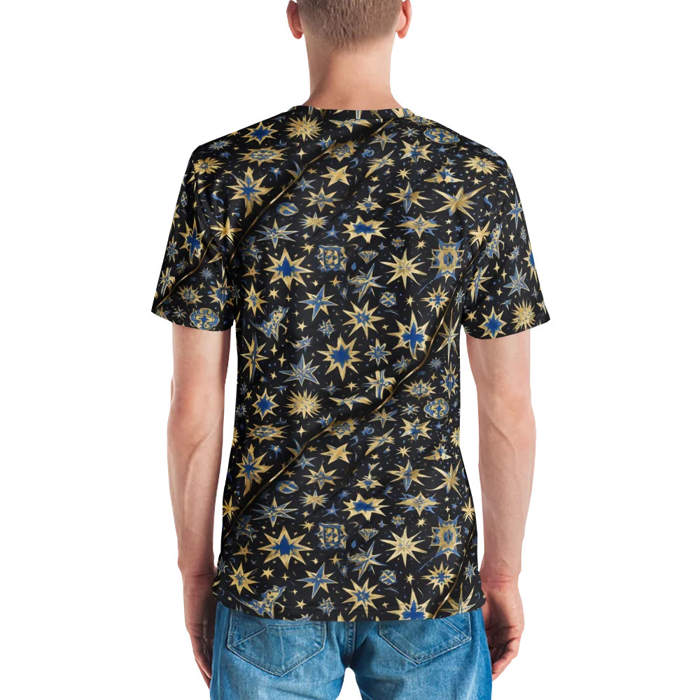 Celestial Gild on Men's Crew Neck T-Shirt — Back