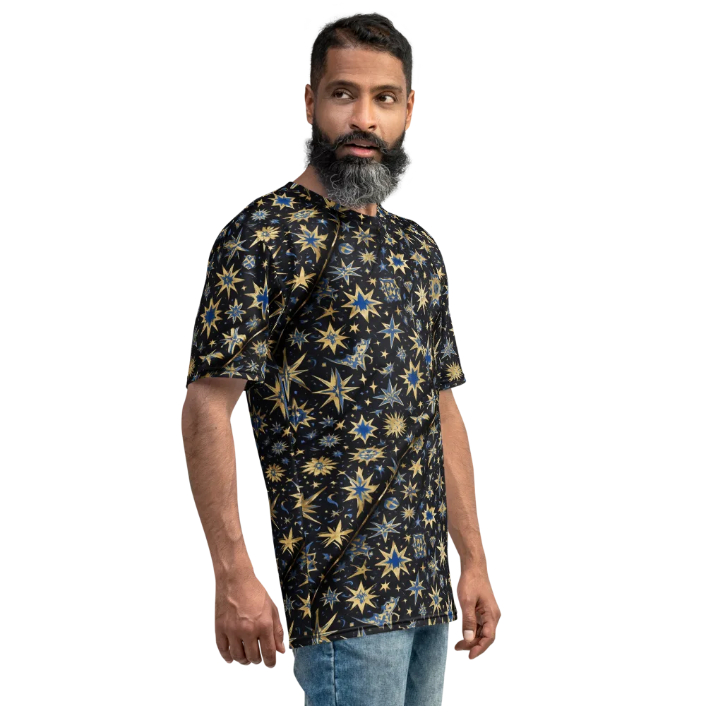 Celestial Gild on Men's Crew Neck T-Shirt — Right