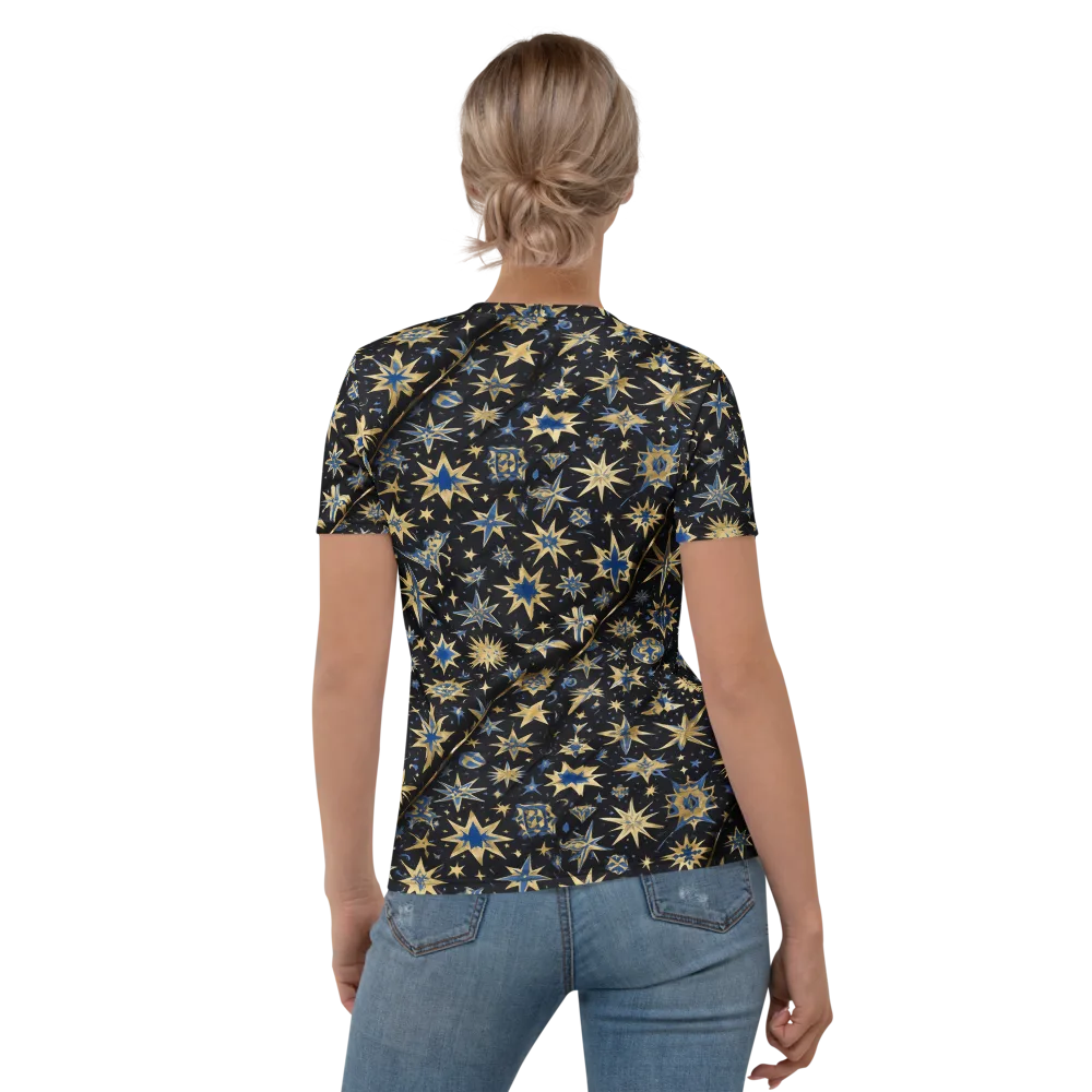 Celestial Gild on Women's Crew Neck T-Shirt — Back