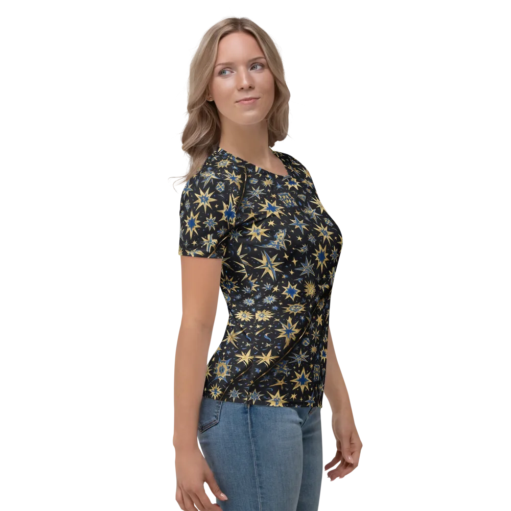 Celestial Gild on Women's Crew Neck T-Shirt — Right