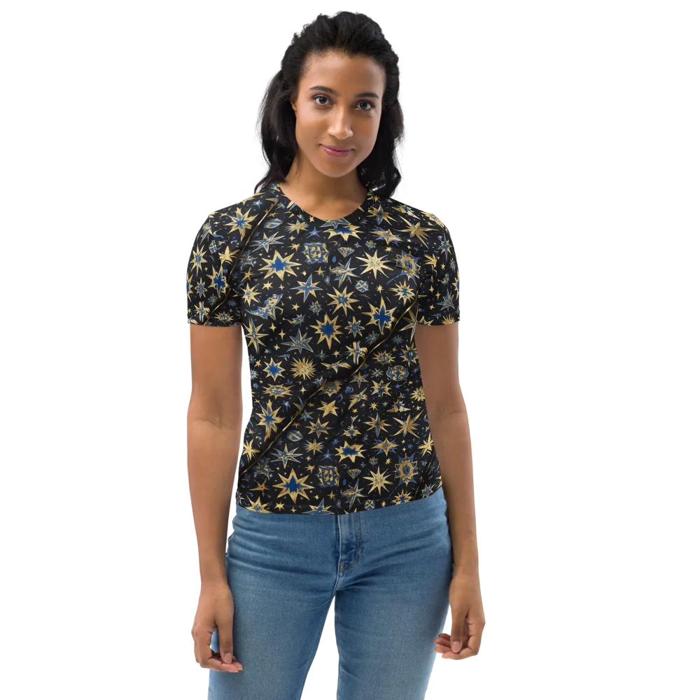 Celestial Gild on Women's Crew Neck T-Shirt — Front