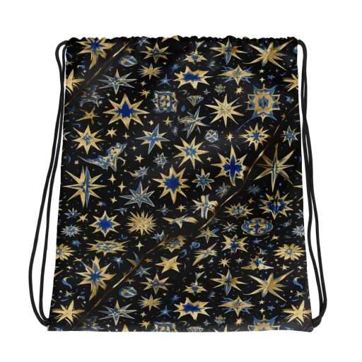 Celestial Gild on a Drawstring Bag