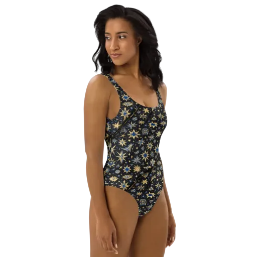 Celestial Gild on a One-Piece Swimsuit