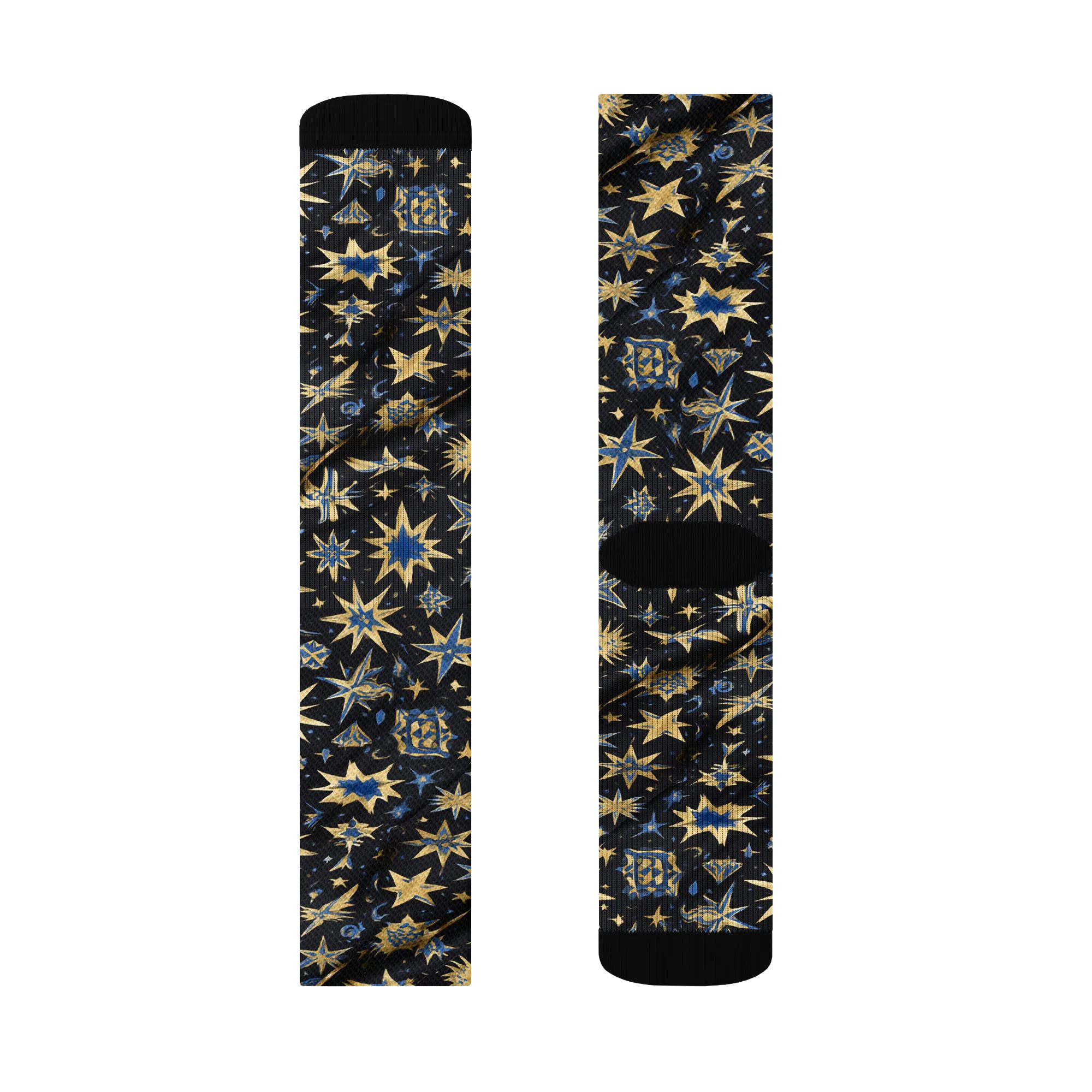 Celestial Gild on Socks — Left Sock