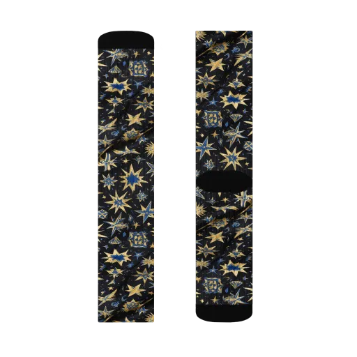 Celestial Gild on a Socks