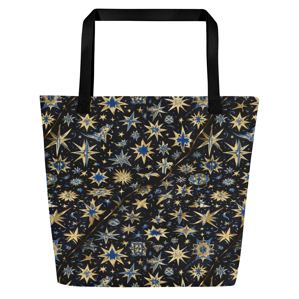 Celestial Gild on Large Tote Bag W/ Pocket — Front