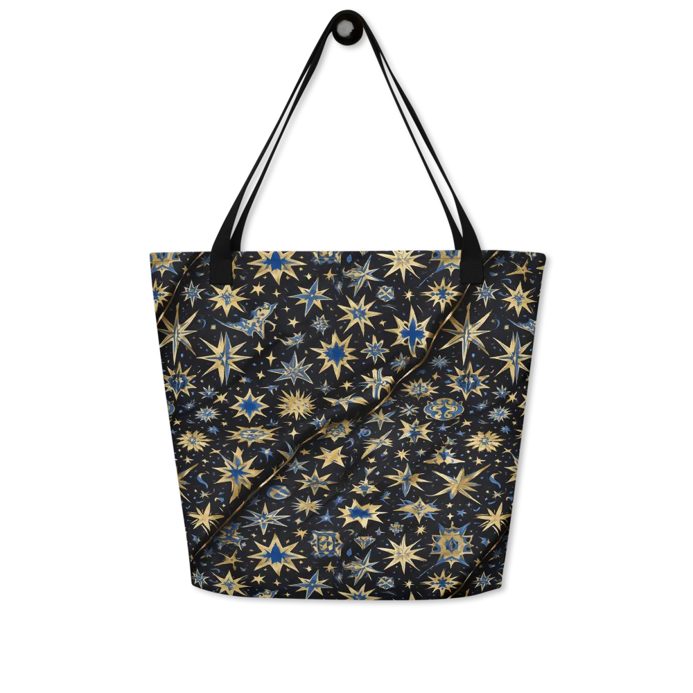 Celestial Gild on Large Tote Bag W/ Pocket — Front