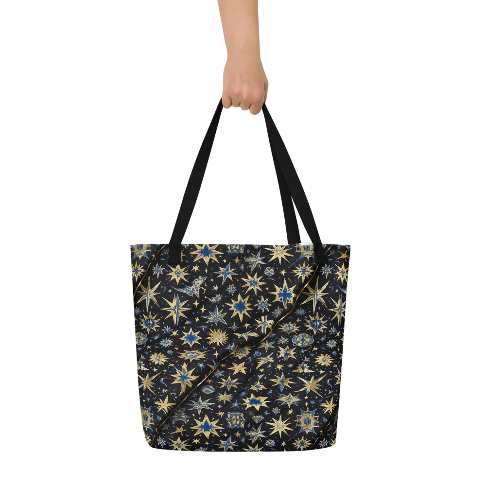 Celestial Gild on Large Tote Bag W/ Pocket — Front