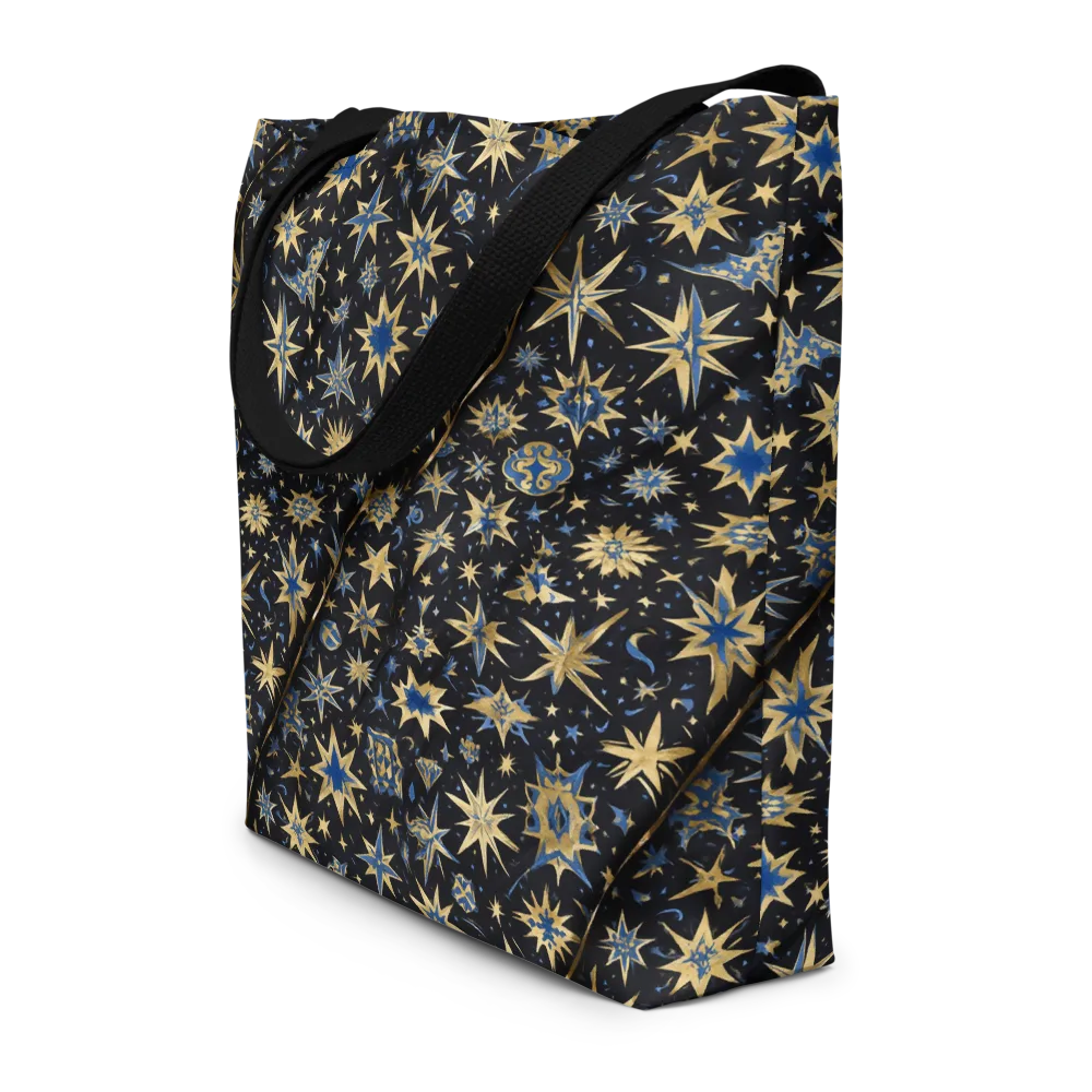 Celestial Gild on Large Tote Bag W/ Pocket — Front
