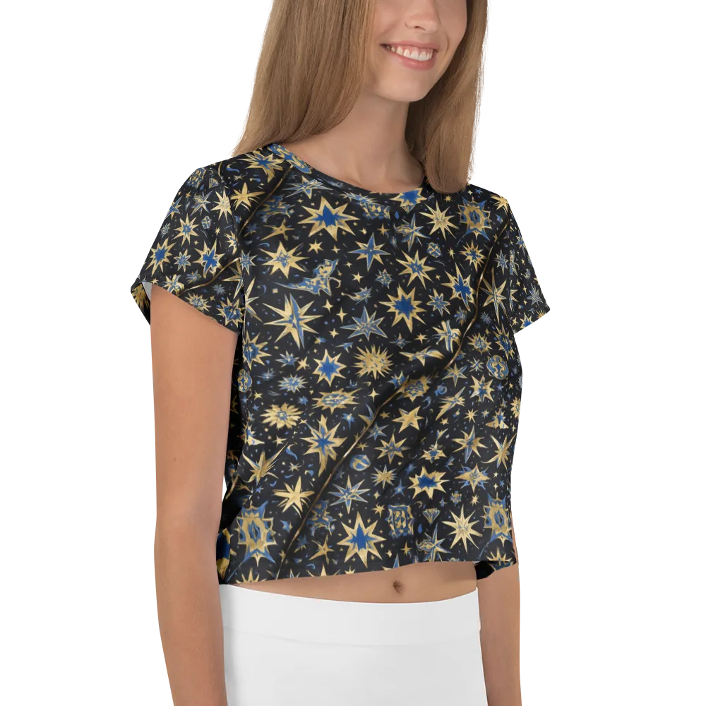 Celestial Gild on Crop Tee — Right