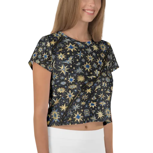 Celestial Gild on a Crop Tee