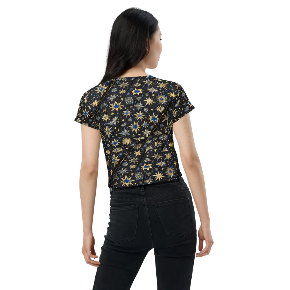 Celestial Gild on Crop Tee — Back