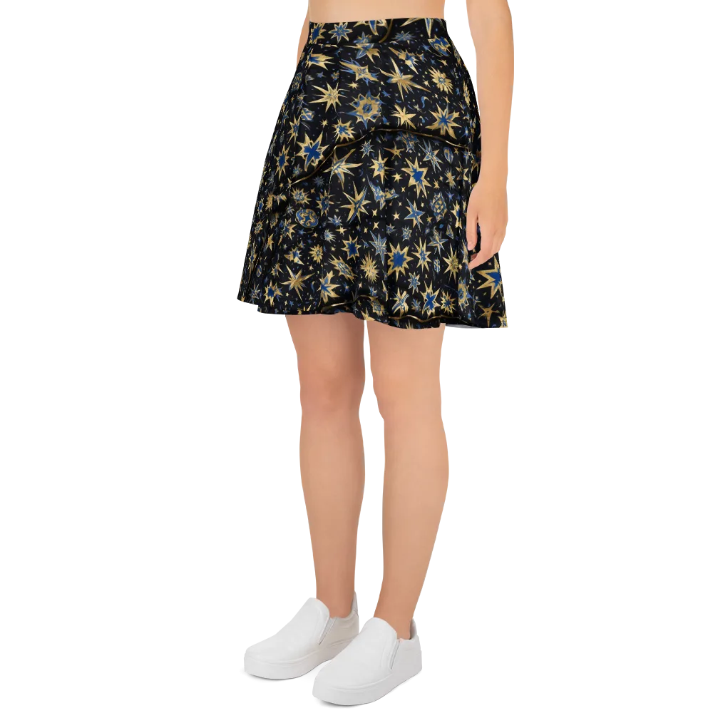 Celestial Gild on Skater Skirt — Left