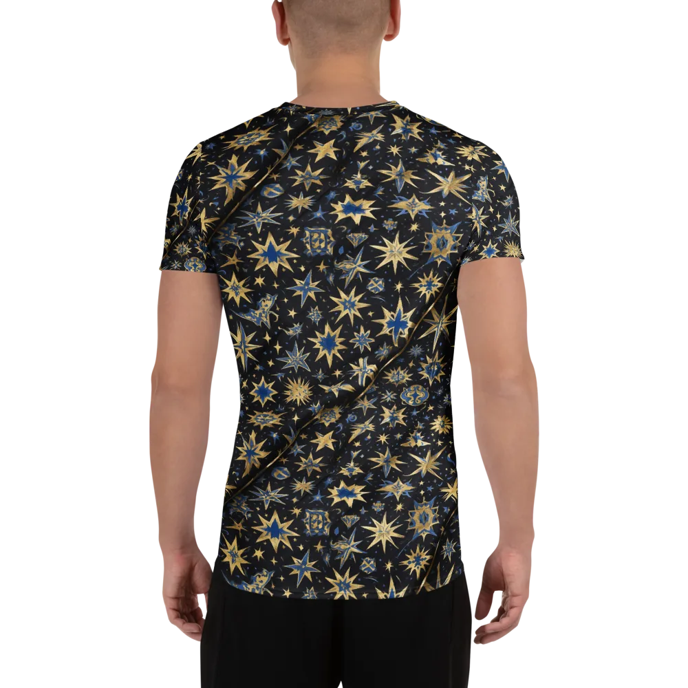 Celestial Gild on Men's Athletic T-Shirt — Back