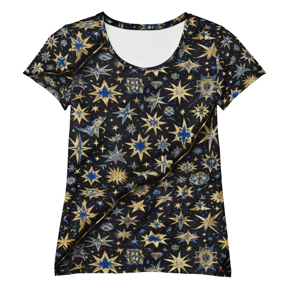 Celestial Gild on Women's Athletic T-Shirt — Front
