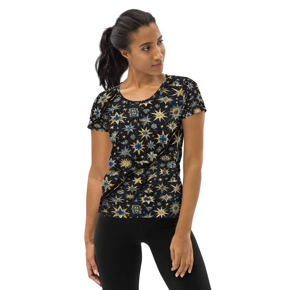 Celestial Gild on Women's Athletic T-Shirt — Front