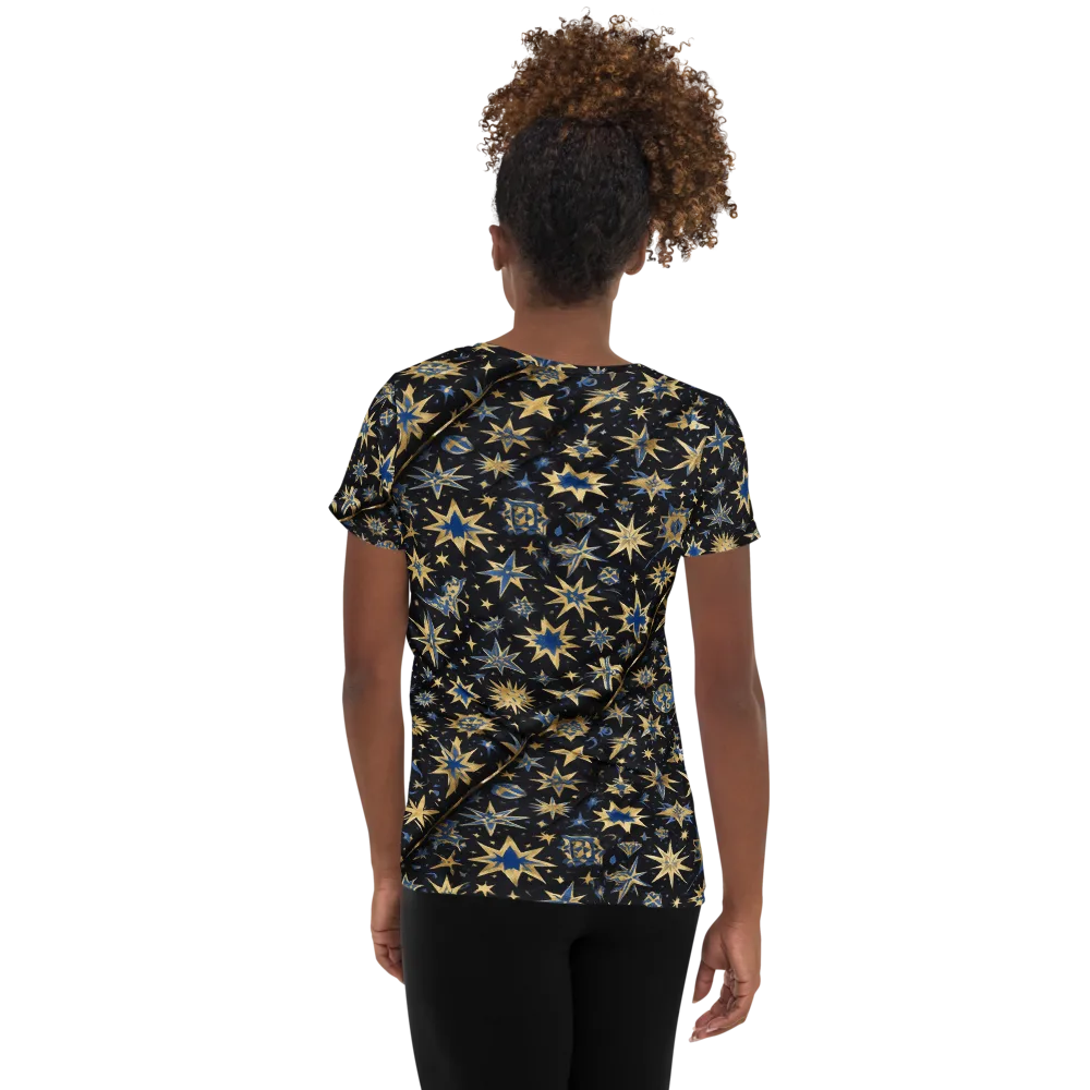 Celestial Gild on Women's Athletic T-Shirt — Back