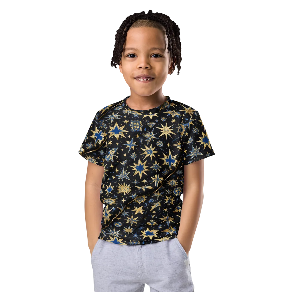 Celestial Gild on Kids Crew Neck T-Shirt — Front