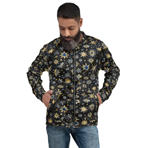 Celestial Gild on a Bomber Jacket