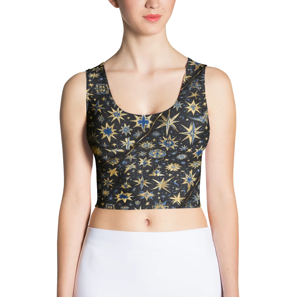 Celestial Gild on Crop Top — Front