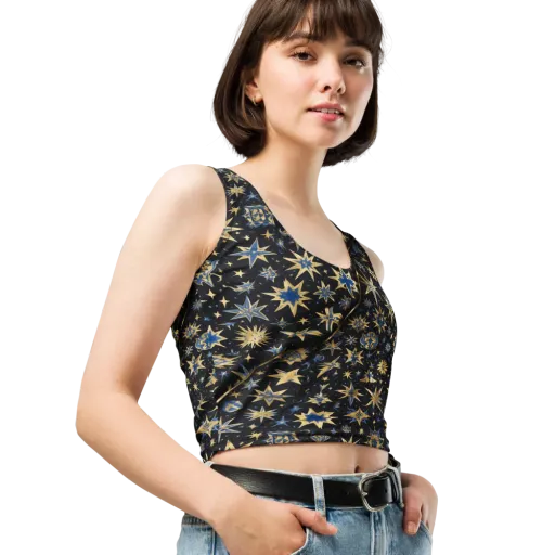 Celestial Gild on a Crop Top