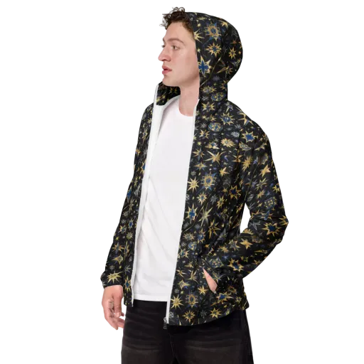 Celestial Gild on a Men's Windbreaker