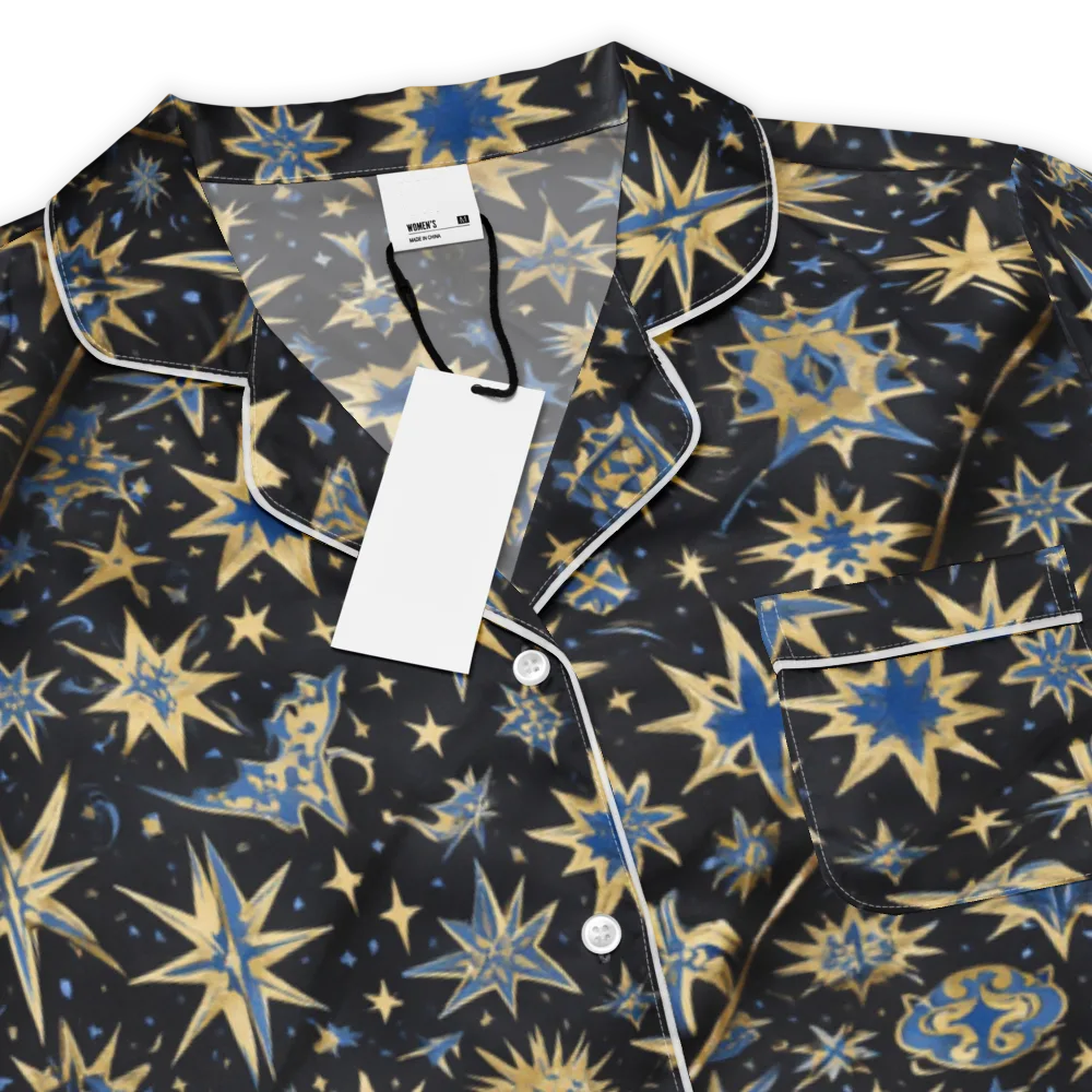 Celestial Gild on Women's Short Sleeve Pajama Top — Product details