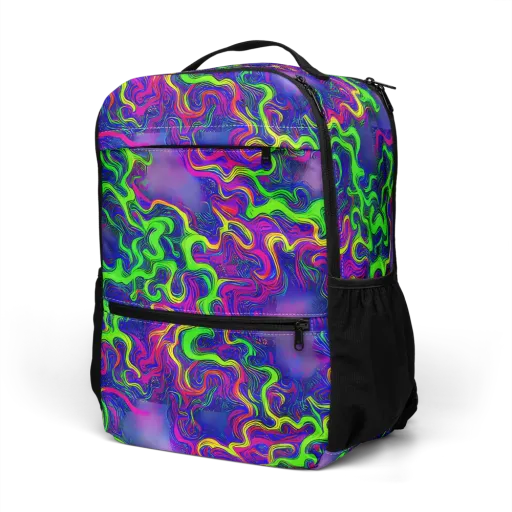 Electric Ribbons on a Utility Backpack