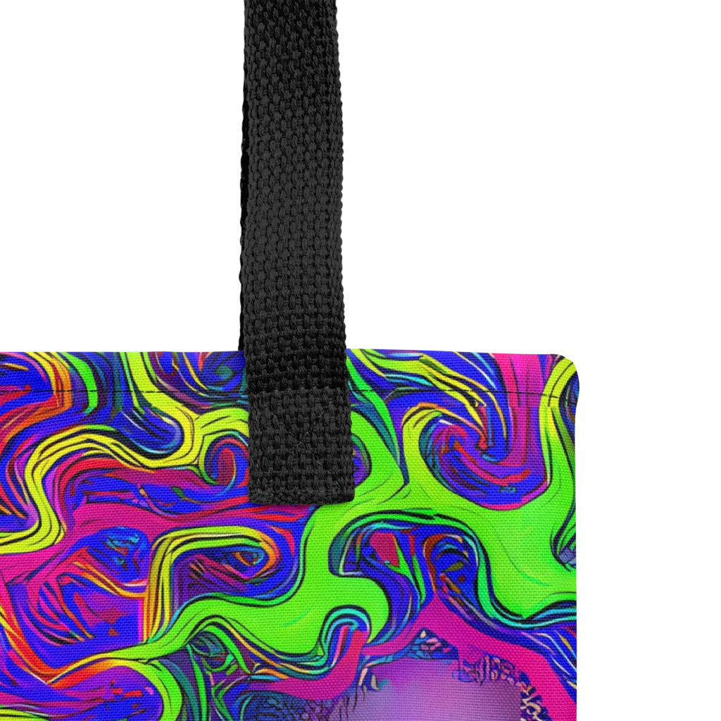 Electric Ribbons on Tote Bag — Product details