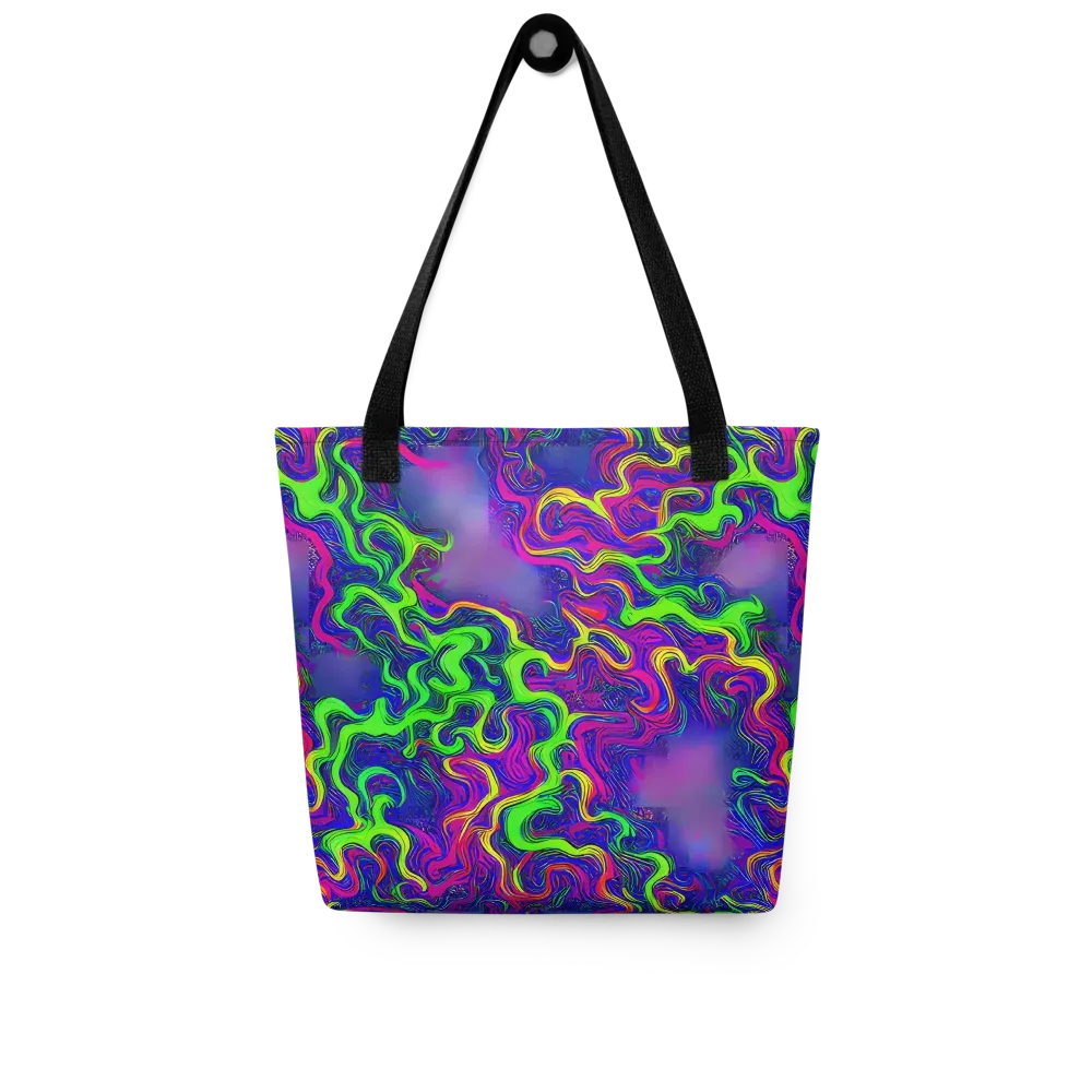 Electric Ribbons on Tote Bag — Front