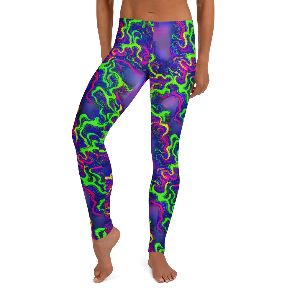 Electric Ribbons on Leggings — Front